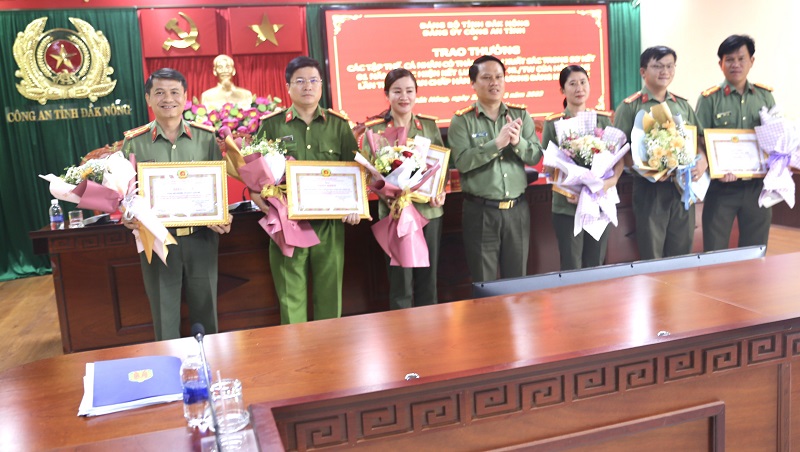 Đảng ủy Công an tỉnh Đắk Nông sơ kết công tác xây dựng đảng quý I năm 2023